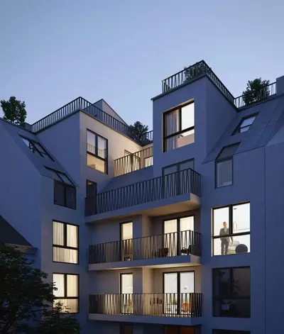Neubau Wien, 22. Bezirk, Donaustadt, 1 Zimmer, 36 m² — Bild 2