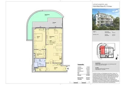 Neubau Wien, 17. Bezirk, Hernals, 2 Zimmer, 60 m² — Bild 5