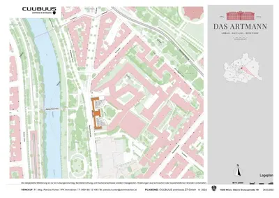 Neubau Wien, 02. Bezirk, Leopoldstadt, 3 Zimmer, 115 m² — Bild 3