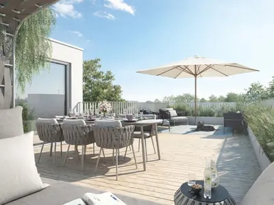Neubau Wien, 21. Bezirk, Floridsdorf, 2 Zimmer, 48 m² — Bild 2