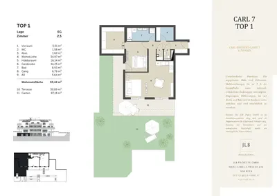 Neubau Wien, 17. Bezirk, Hernals, 2 Zimmer, 92 m² — Bild 5